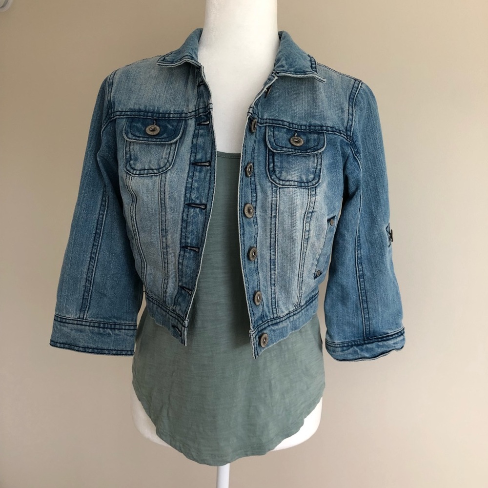 Highway Jeans Cropped Jean Jacket